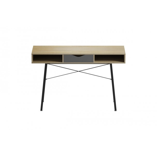 Γραφείο εργασίας "KOMO" σε χρώμα σονόμα/γκρι 120x48x76