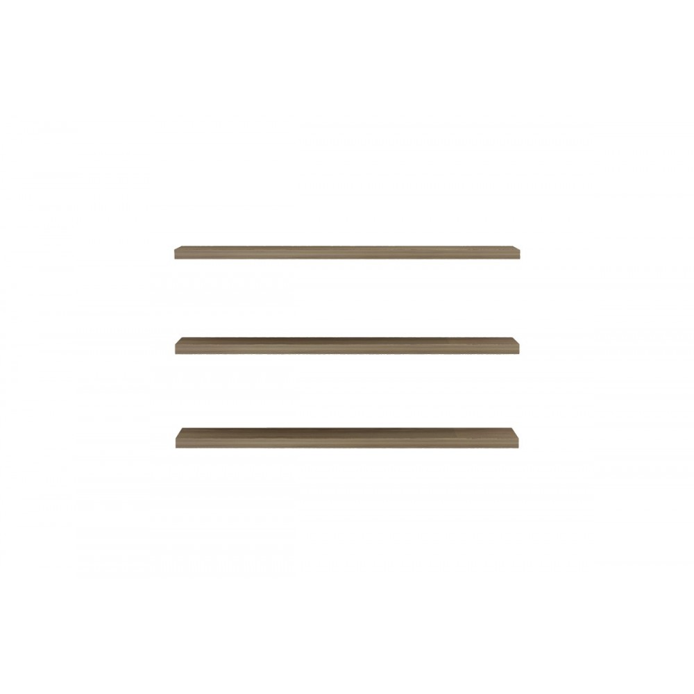 Ράφια τοίχου "DIVAR" σε χρώμα σονόμα 60x14.5x1.8