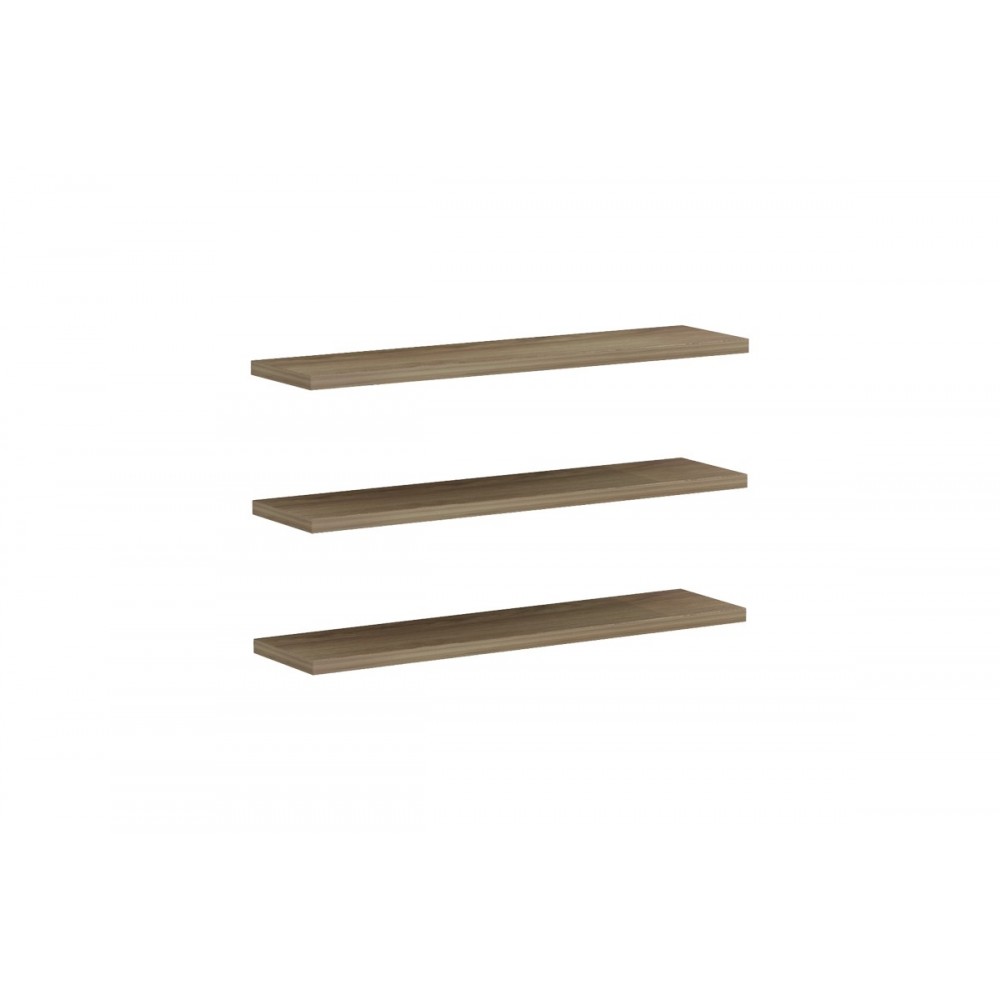 Ράφια τοίχου "DIVAR" σε χρώμα σονόμα 60x14.5x1.8