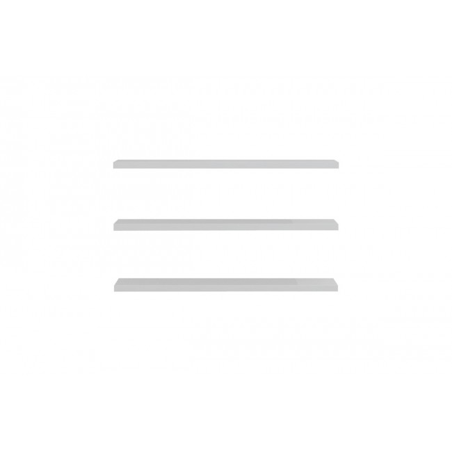 Ράφια τοίχου "DIVAR" σε χρώμα λευκό 60x14.5x1.8