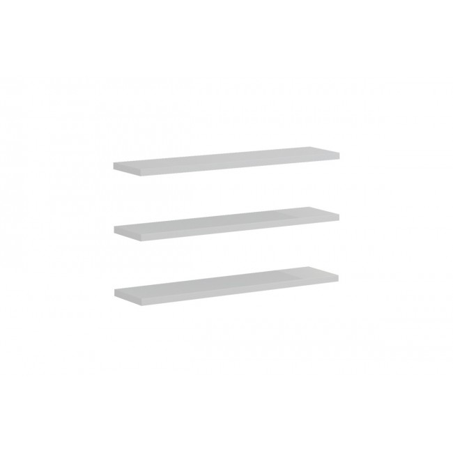 Ράφια τοίχου "DIVAR" σε χρώμα λευκό 60x14.5x1.8