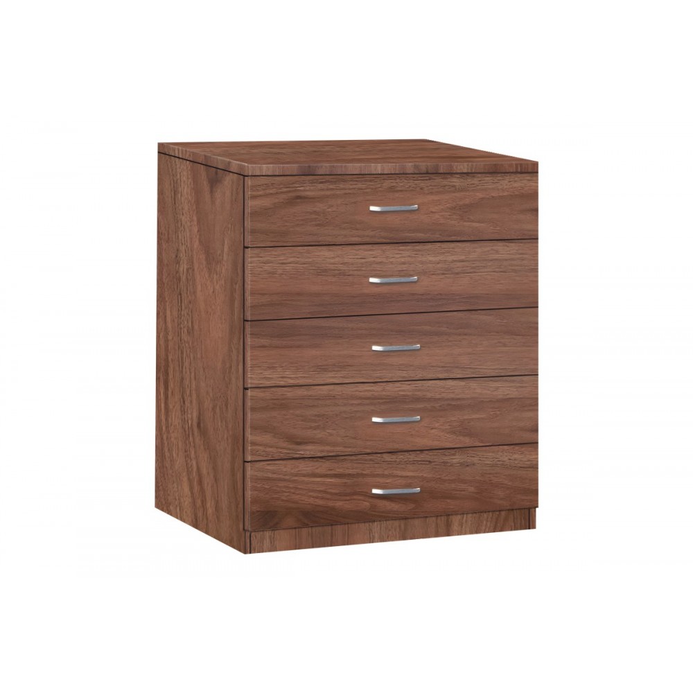 Συρταριέρα "GIOKO" σε χρώμα καρυδί 80x40x100