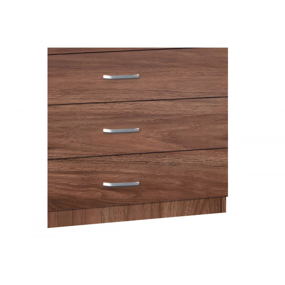 Συρταριέρα "GIOKO" σε χρώμα καρυδί 80x40x100