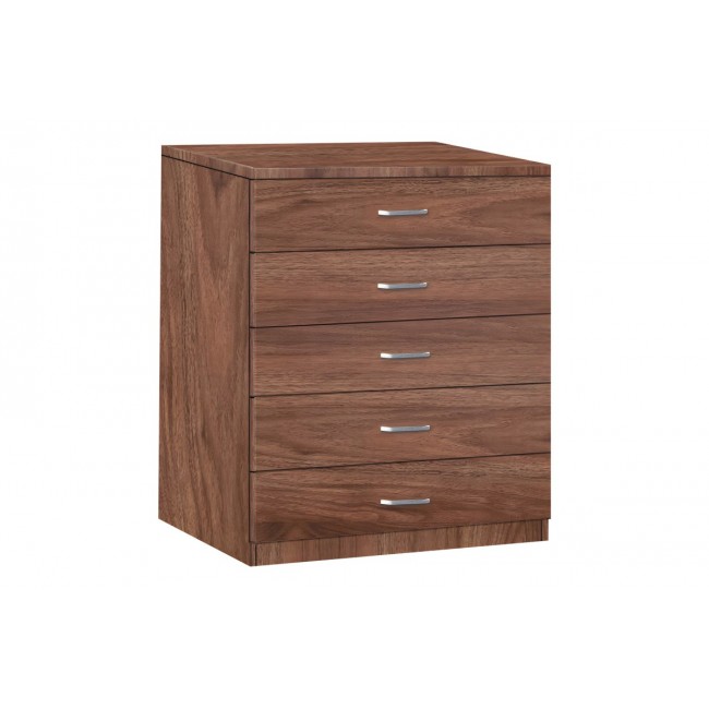 Συρταριέρα "GIOKO" σε χρώμα καρυδί 80x40x100