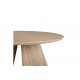Τραπέζι "BIBBLE" από mdf σε χρώμα φυσικό Φ120x76