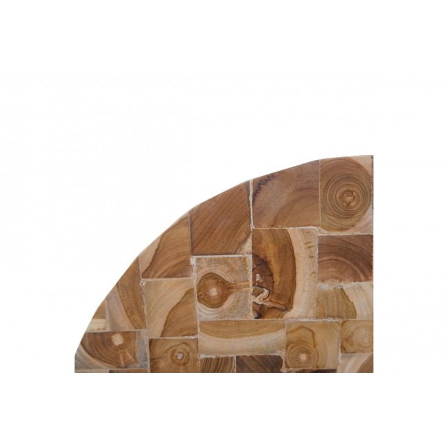 Διακοσμητικό τοίχου "SORENDINE" από ξύλο σε χρώμα φυσικό Φ60x6