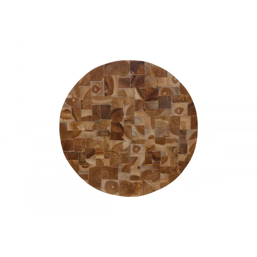 Διακοσμητικό τοίχου "SORENDINE" από ξύλο σε χρώμα φυσικό Φ60x6