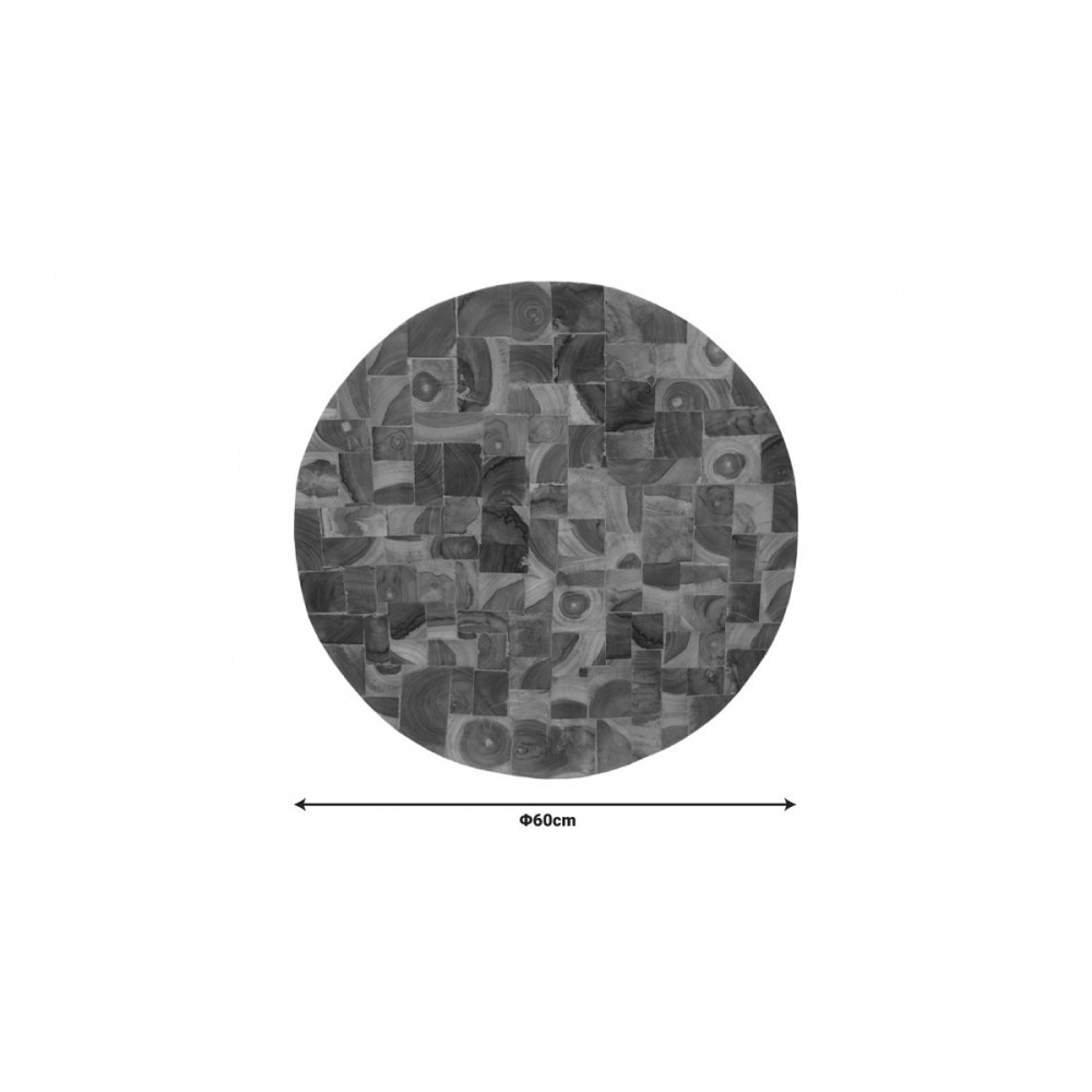 Διακοσμητικό τοίχου "SORENDINE" από ξύλο σε χρώμα φυσικό Φ60x6