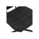 Καρέκλα γραφείου "SEDIA" από pu σε χρώμα μαύρο 50x50x75-85