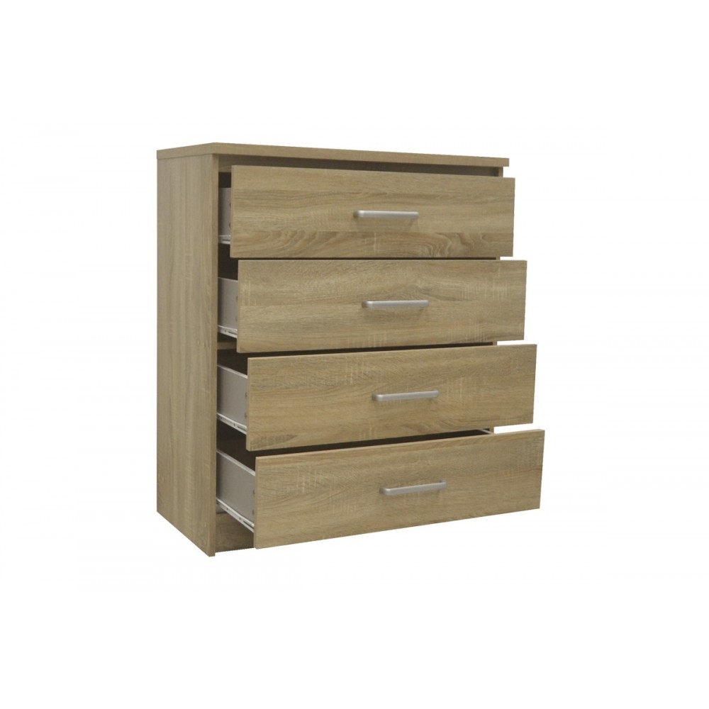 Συρταριέρα "OLYMPUS" σε χρώμα φυσικό 80.5x40x95