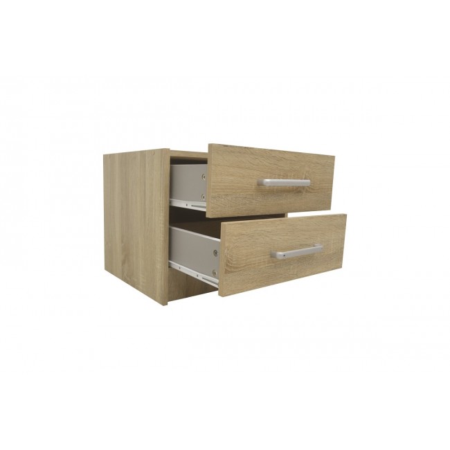 Κομοδίνο "OLYMPUS" σε χρώμα φυσικό 47.5x40.5x40.5