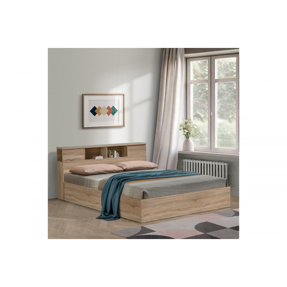 Κρεβάτι "OLYMPUS" σε χρώμα φυσικό 147.7x221x84