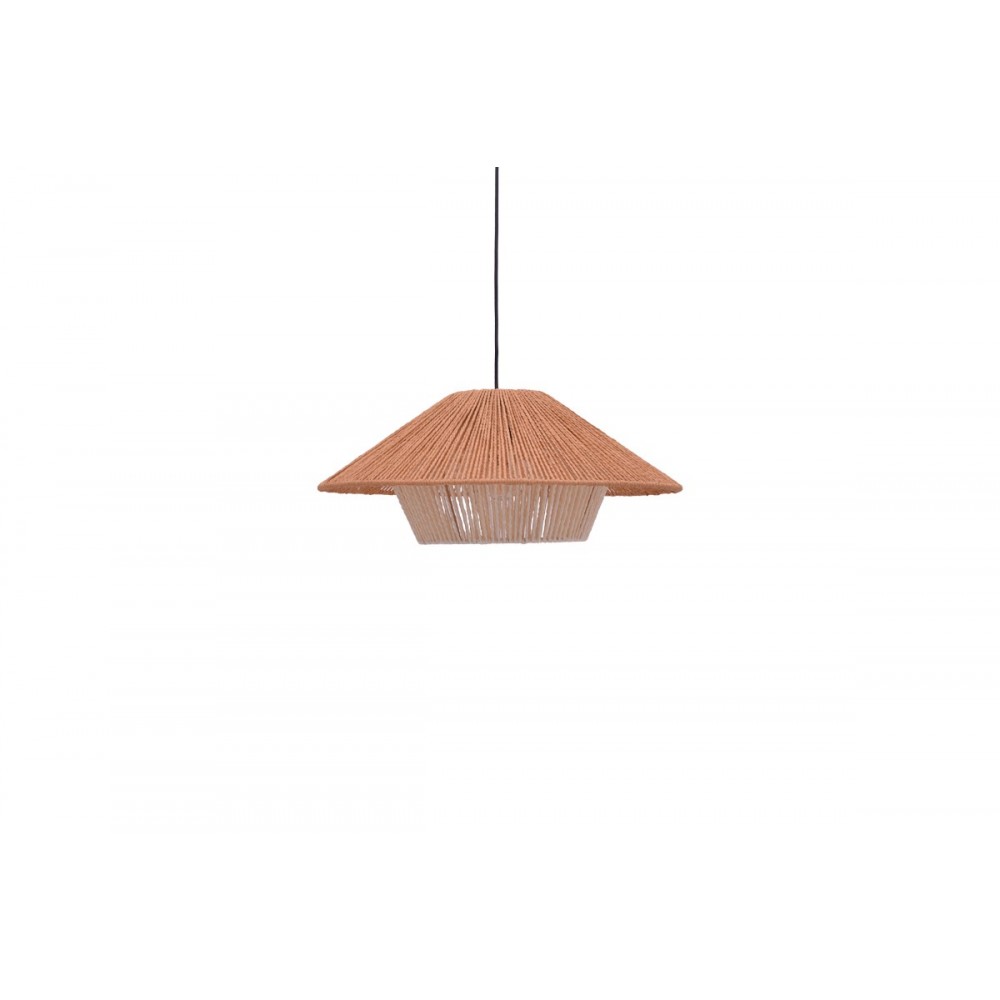 Φωτιστικό οροφής "JARPIE" από rope σε χρώμα φυσικό Φ49.5x20