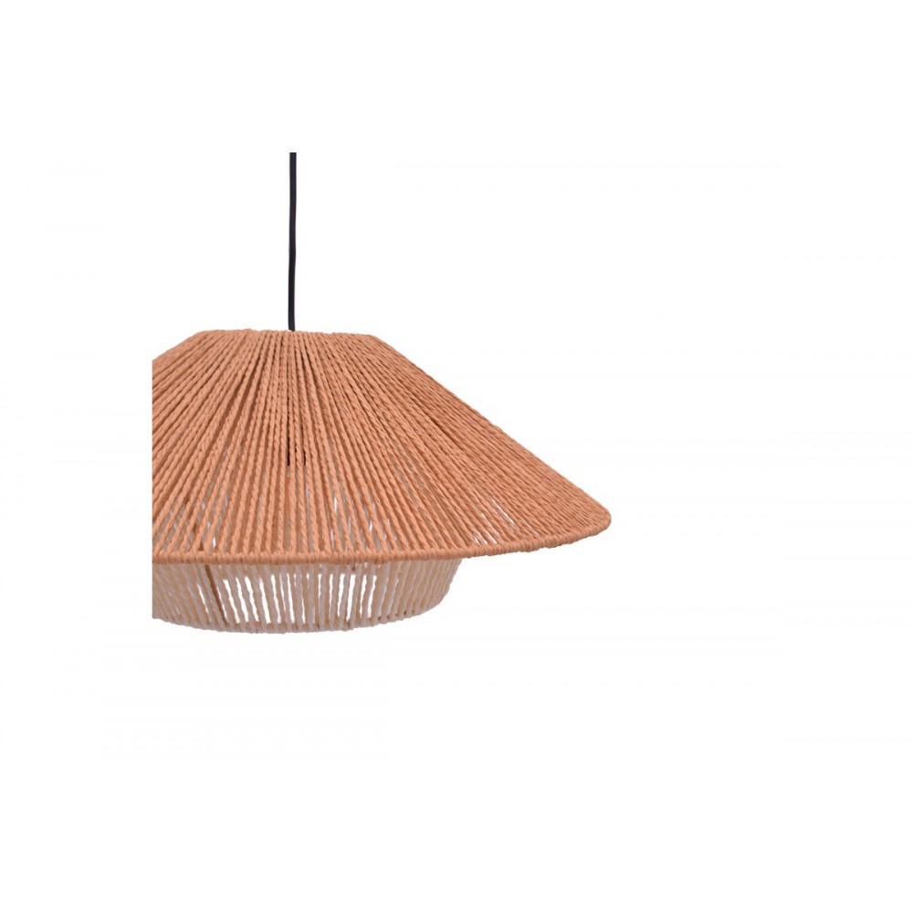 Φωτιστικό οροφής "JARPIE" από rope σε χρώμα φυσικό Φ49.5x20