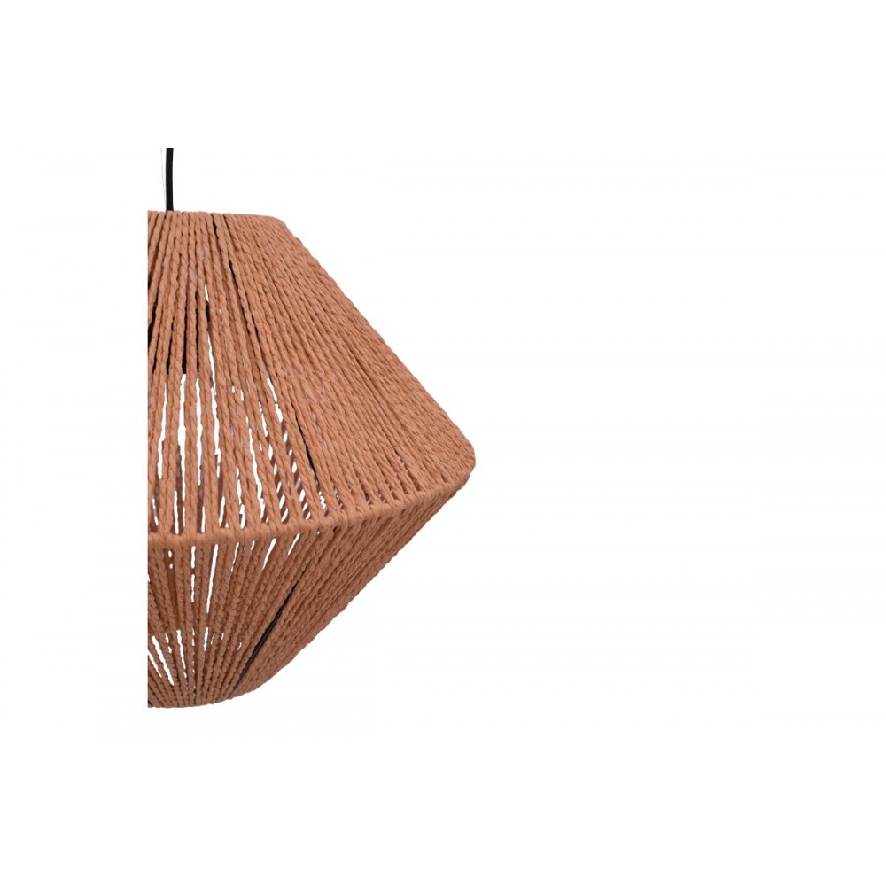 Φωτιστικό οροφής "PALMO" από rope σε χρώμα φυσικό Φ40x32