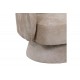 Πολυθρόνα περιστρεφόμενη "KRESLO" από ύφασμα σε χρώμα κρεμ 78x81x77
