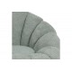 Πολυθρόνα περιστρεφόμενη "NESTER" από μπουκλέ ύφασμα σε χρώμα φυστικί 98x97x69