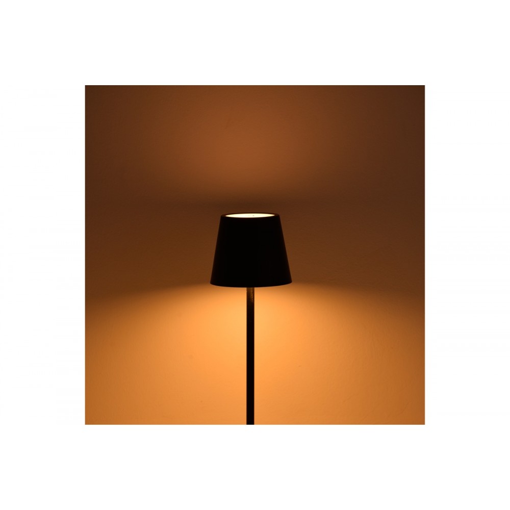 Επιτραπέζιο φωτιστικό αφής "BRAVE I" LED από μέταλλο σε χρώμα μαύρο Φ11.5x37