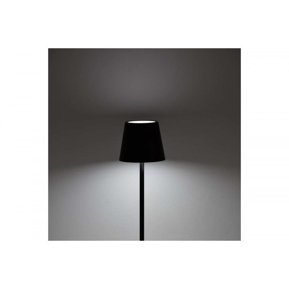 Επιτραπέζιο φωτιστικό αφής "BRAVE I" LED από μέταλλο σε χρώμα μαύρο Φ11.5x37