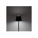 Επιτραπέζιο φωτιστικό αφής "BRAVE I" LED από μέταλλο σε χρώμα μαύρο Φ11.5x37