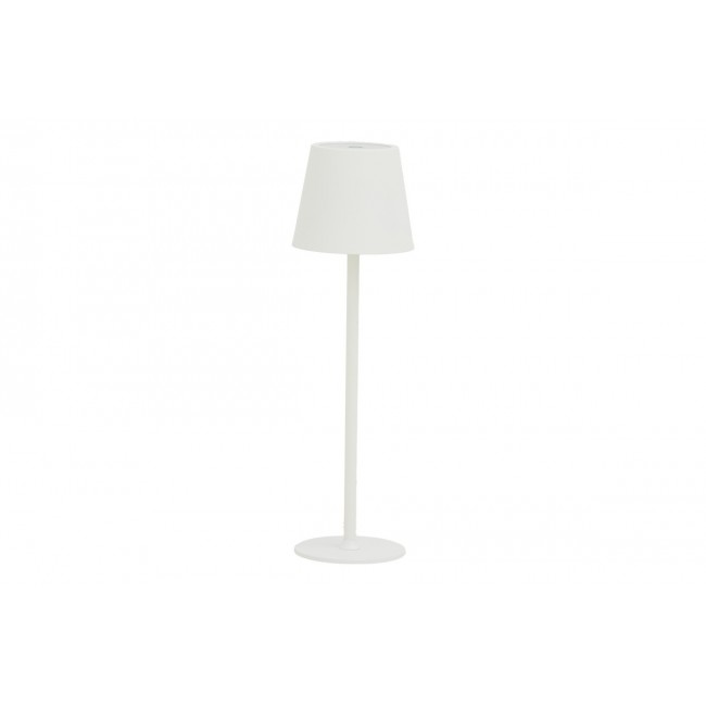 Επιτραπέζιο φωτιστικό αφής "BRAVE I" LED από μέταλλο σε χρώμα λευκό Φ11.5x37