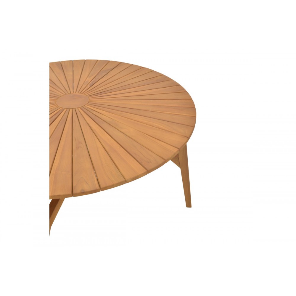 Τραπεζαρία 7τμχ "GANNY-COLEN" από ξύλο/σχοινί σε χρώμα φυσικό/μαύρο Φ150x75