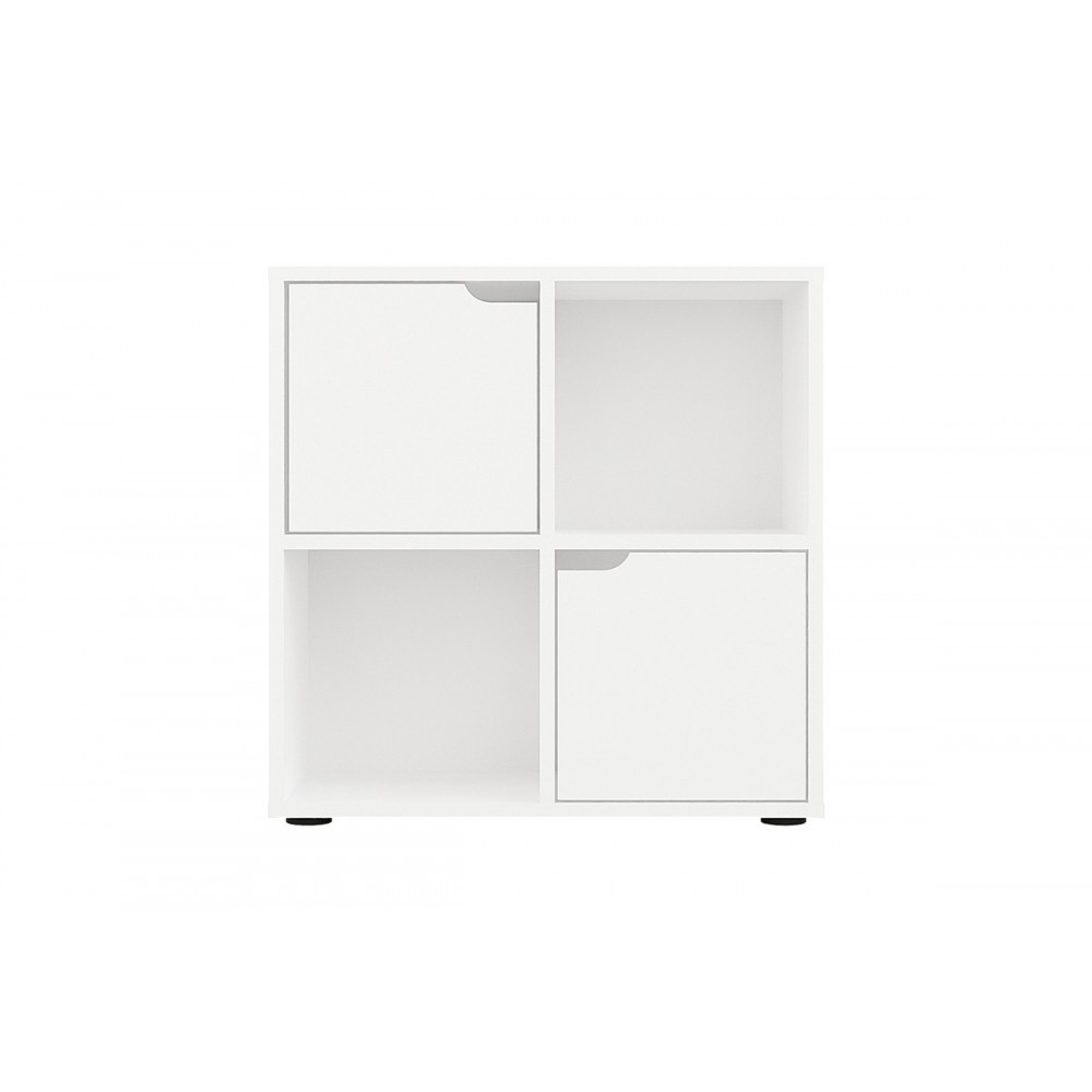 Βιβλιοθήκη "BOOKEL" σε χρώμα λευκό 59.6x27.5x60.4