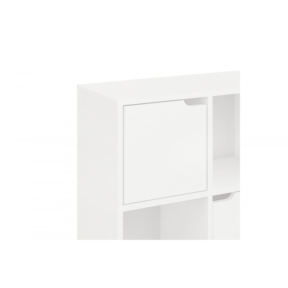 Βιβλιοθήκη "BOOKEL" σε χρώμα λευκό 59.6x27.5x60.4