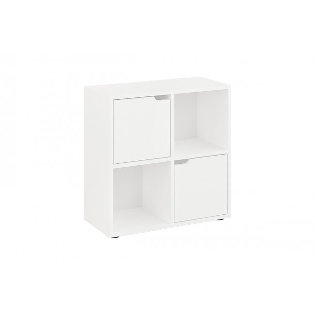 Βιβλιοθήκη "BOOKEL" σε χρώμα λευκό 59.6x27.5x60.4