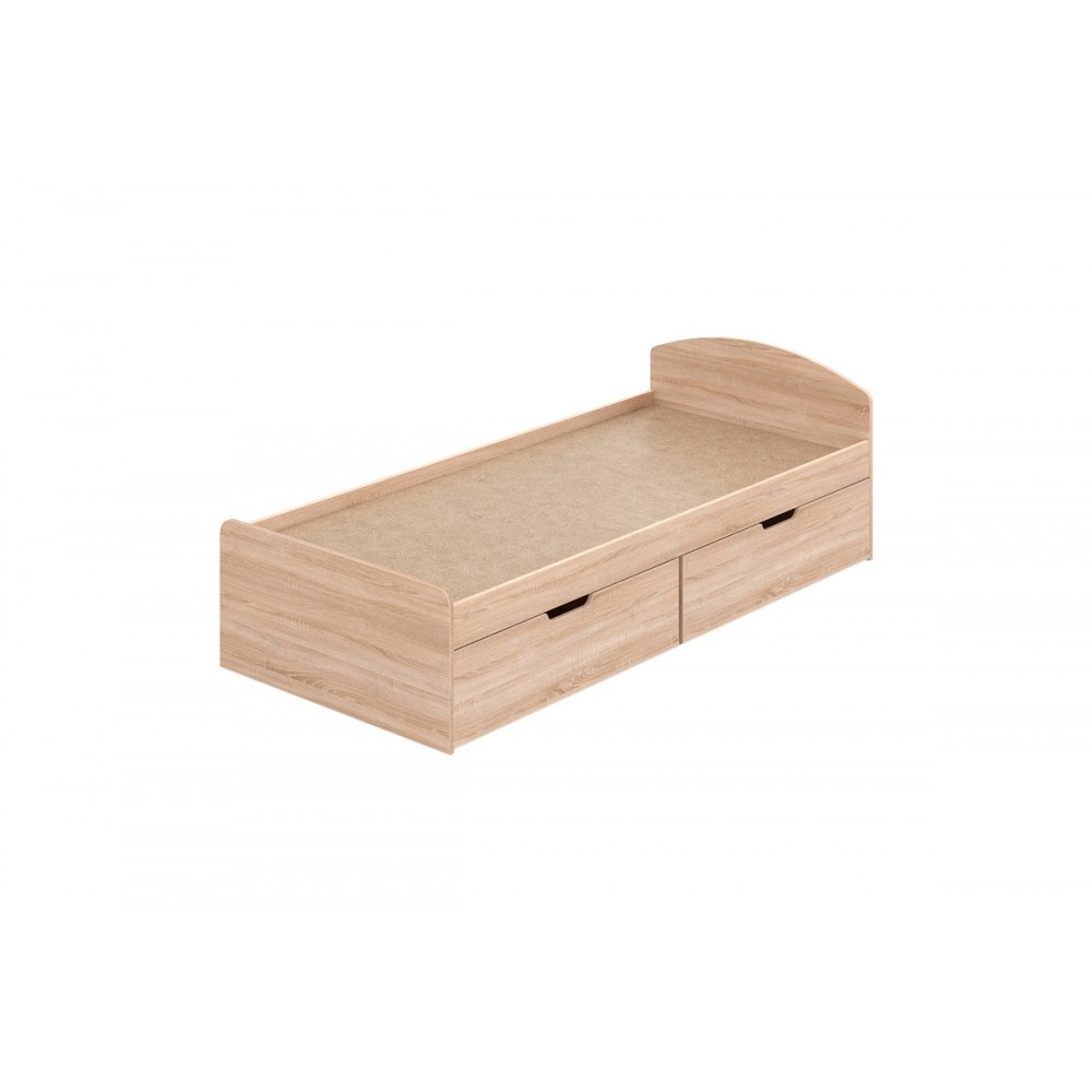 Κρεβάτι "REGAN" σε χρώμα οακ 210x94.5x40