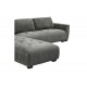 Kαναπές "GIANCO" δεξιά γωνία σε χρώμα γκρι 298x208x85