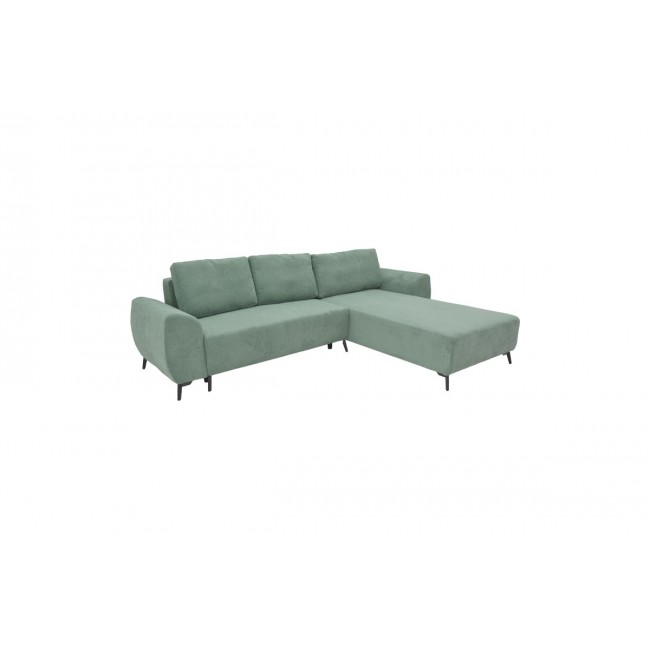Kαναπές-κρεβάτι τριθέσιος "SETTEE" από ύφασμα σε χρώμα μέντα 286x204x93