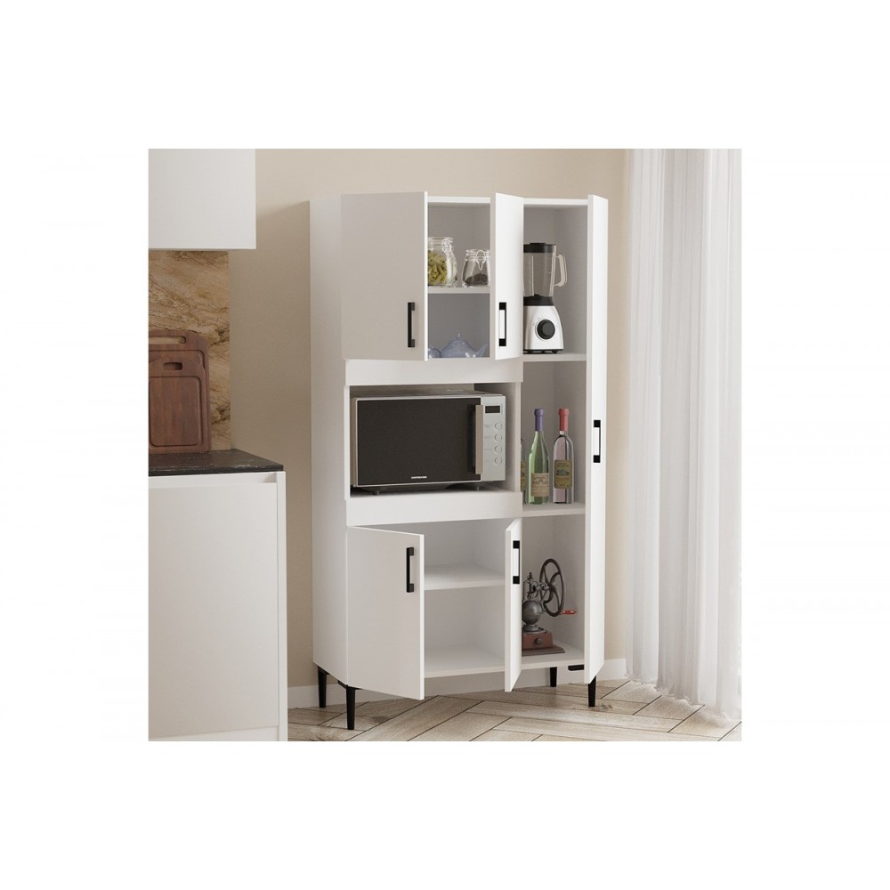 Ντουλάπα κουζίνας "DEFNE" σε χρώμα λευκό 89x37.5x160