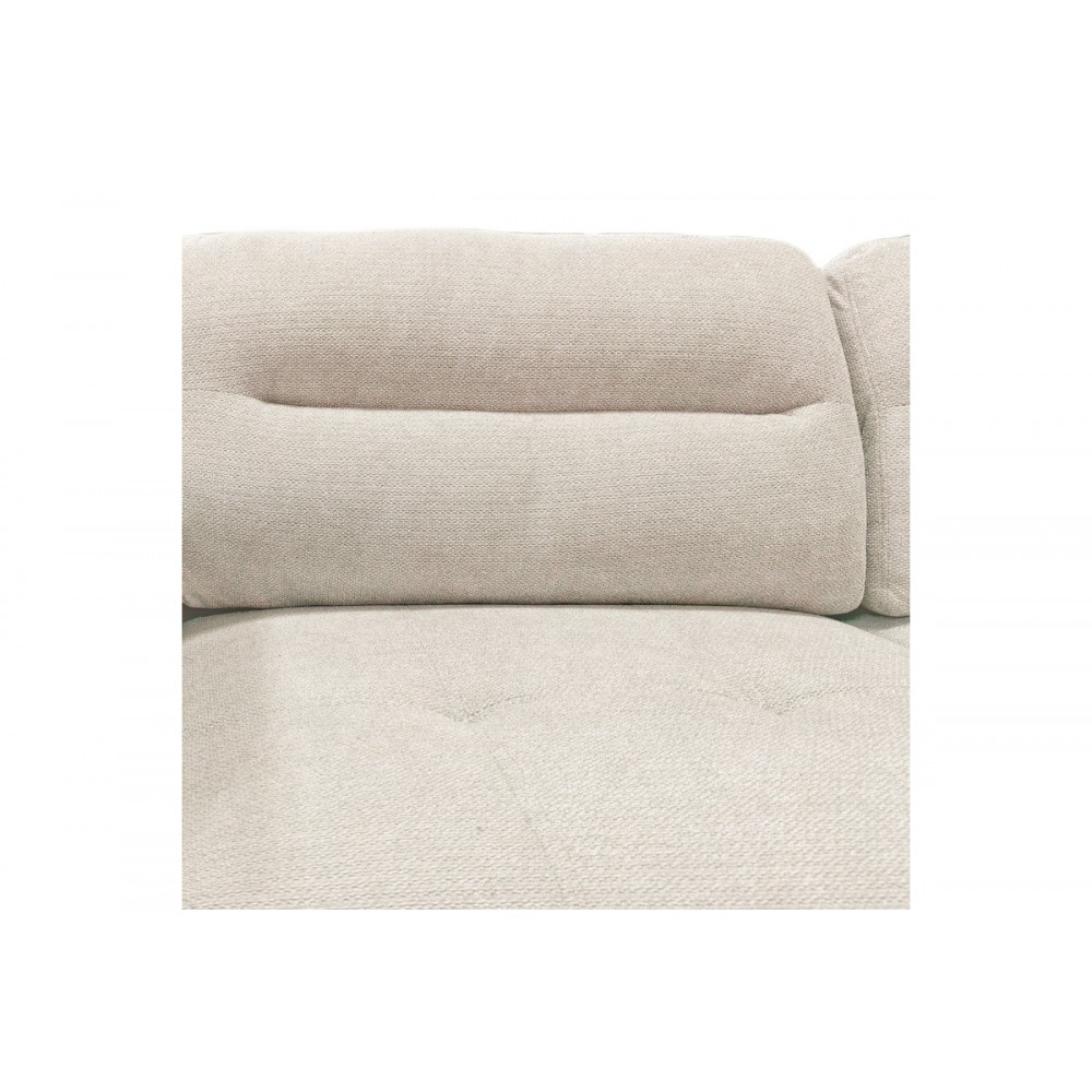 Γωνιακός καναπές "CAMILE" αριστερή γωνία από ύφασμα σε χρώμα μπεζ 270x174x95