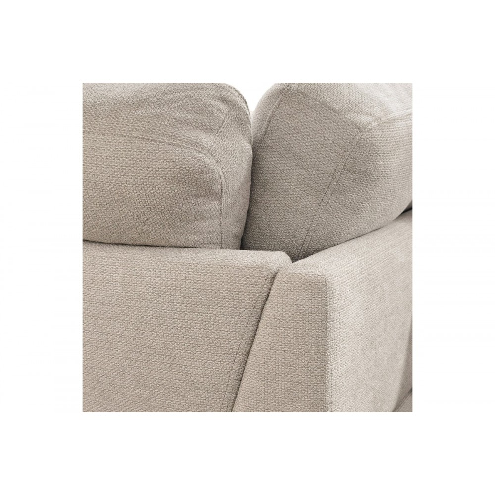 Γωνιακός καναπές "CAMILE" αριστερή γωνία από ύφασμα σε χρώμα μπεζ 270x174x95