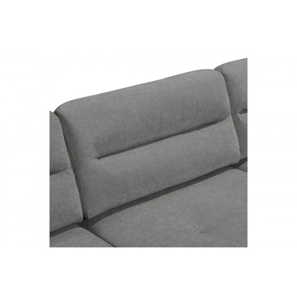 Γωνιακός καναπές "CAMILE" αριστερή γωνία από ύφασμα σε χρώμα ανθρακί 270x174x95