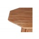 Τραπέζι σαλονιού "OCTAGON" από ξύλο σε χρώμα φυσικό Φ80x45