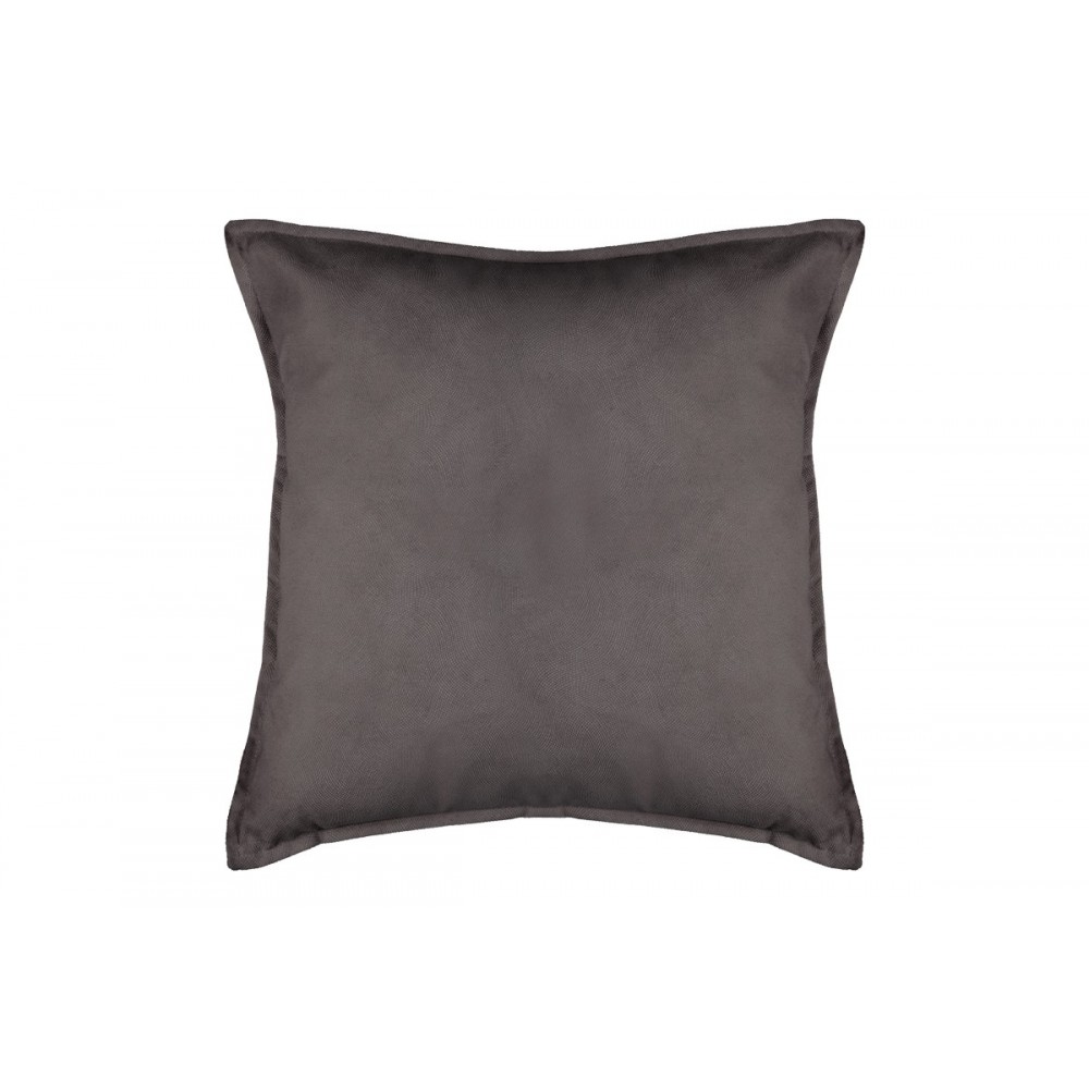 Μαξιλάρι διακοσμητικό "DERFON" από ύφασμα σε χρώμα ανθρακί 55x55