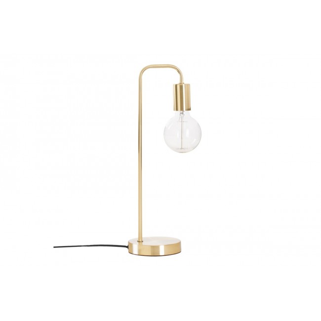 Επιτραπέζιο φωτιστικό "KLIO" από μέταλλο σε χρώμα χρυσό 15x12.5x45