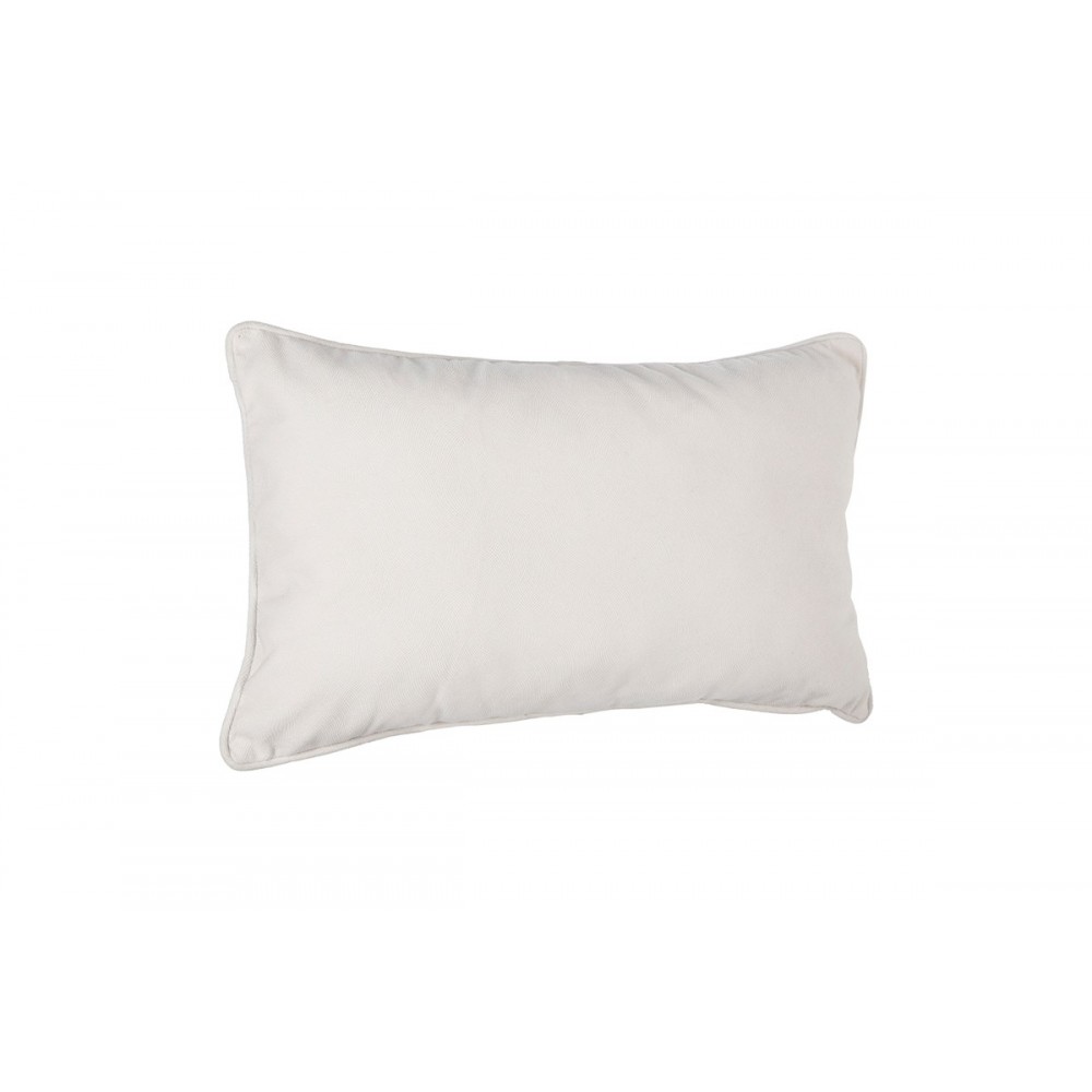 Μαξιλάρι διακοσμητικό "LUBEL" από ύφασμα σε χρώμα ιβουάρ 30x50