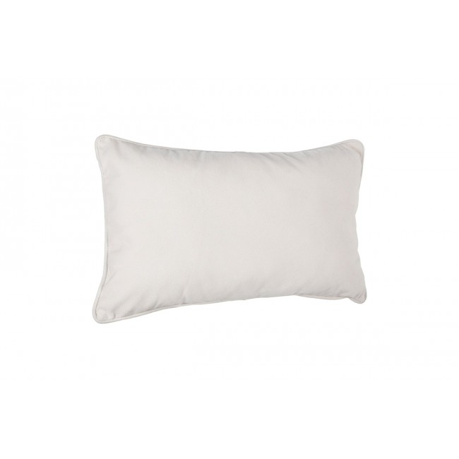 Μαξιλάρι διακοσμητικό "LUBEL" από ύφασμα σε χρώμα ιβουάρ 30x50