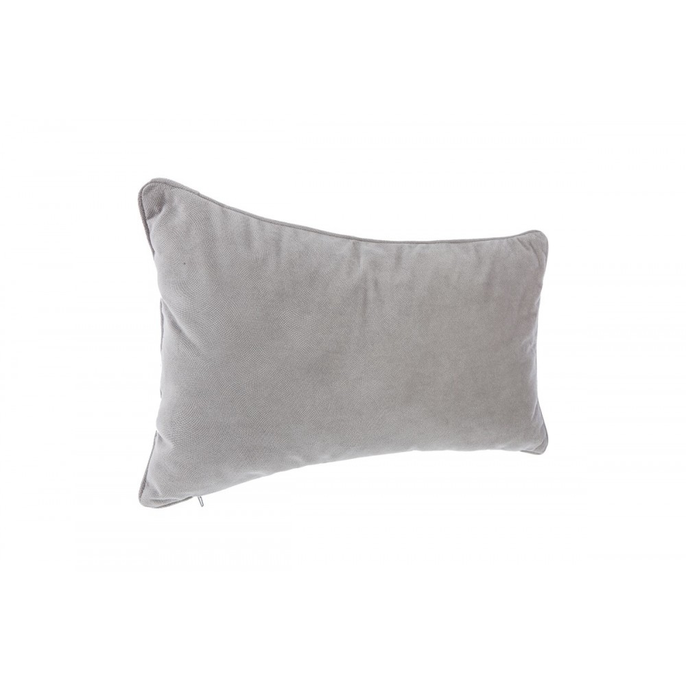 Μαξιλάρι διακοσμητικό "LUBEL" από ύφασμα σε χρώμα ανοιχτό γκρι 30x50