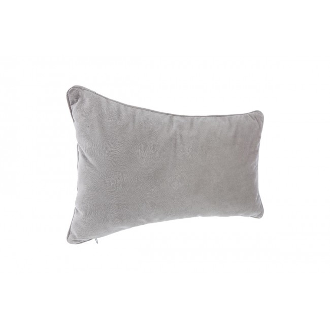 Μαξιλάρι διακοσμητικό "LUBEL" από ύφασμα σε χρώμα ανοιχτό γκρι 30x50