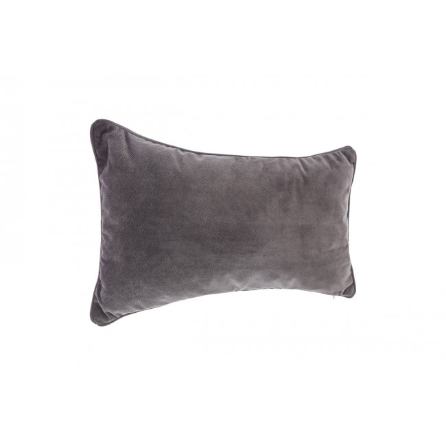 Μαξιλάρι διακοσμητικό "LUBEL" από ύφασμα σε χρώμα ανθρακί 30x50