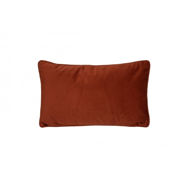 Μαξιλάρι διακοσμητικό "LUBEL" από ύφασμα σε χρώμα τερακότα 30x50