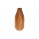 Βάζο "STREZIO" από ξύλο σε χρώμα φυσικό/καρυδί Φ8x18