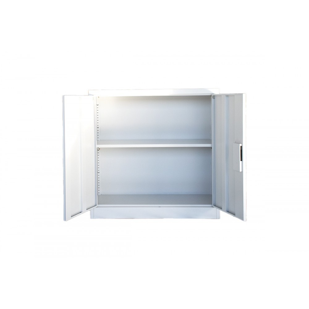 Ντουλάπι "ARMON I" από μέταλλο σε χρώμα ανοιχτό γκρι 90x40x90