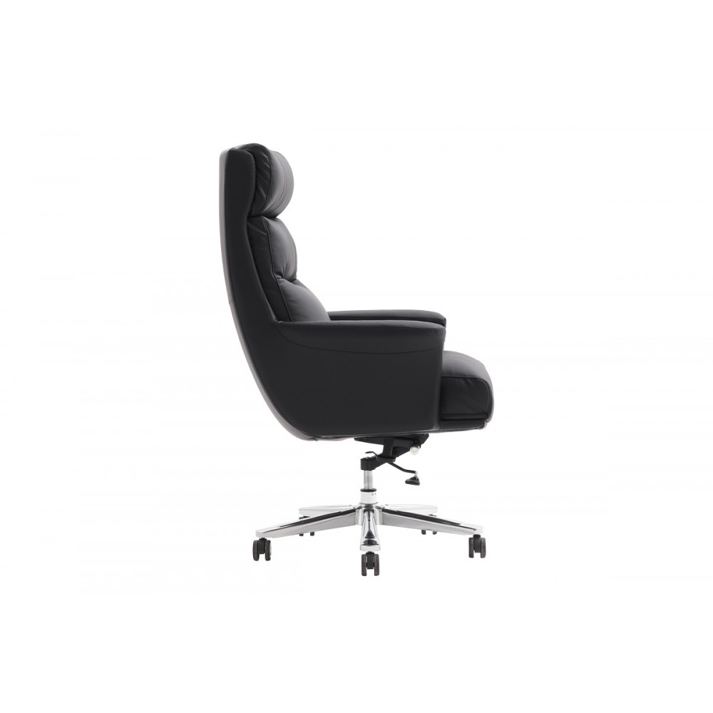 Καρέκλα γραφείου "NAGAL" από pu σε χρώμα μαύρο 71x73x117-123