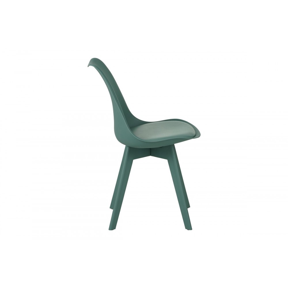 Καρέκλα "GASTON I" από pp/pu σε χρώμα μέντα 53.5x48.5x81.5