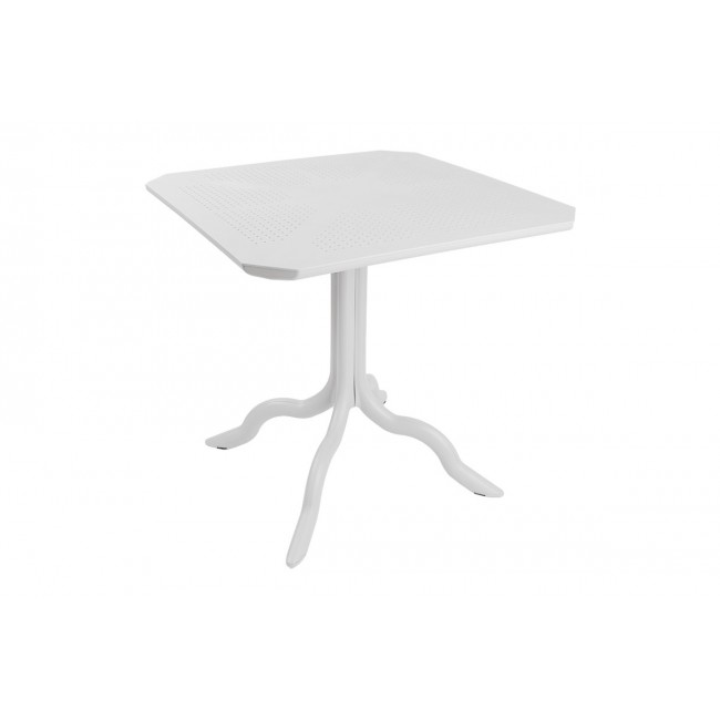 Τραπέζι "ICON" από pp σε χρώμα λευκό 80x80x74.5